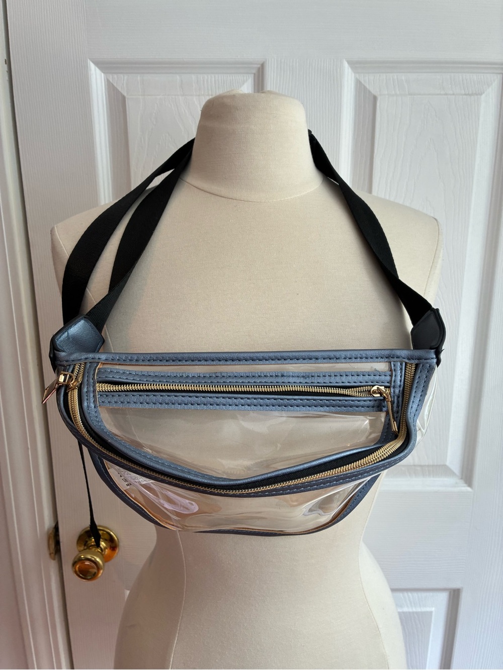 Clear Plastic Fanny Pack Crossbody Belt Bag